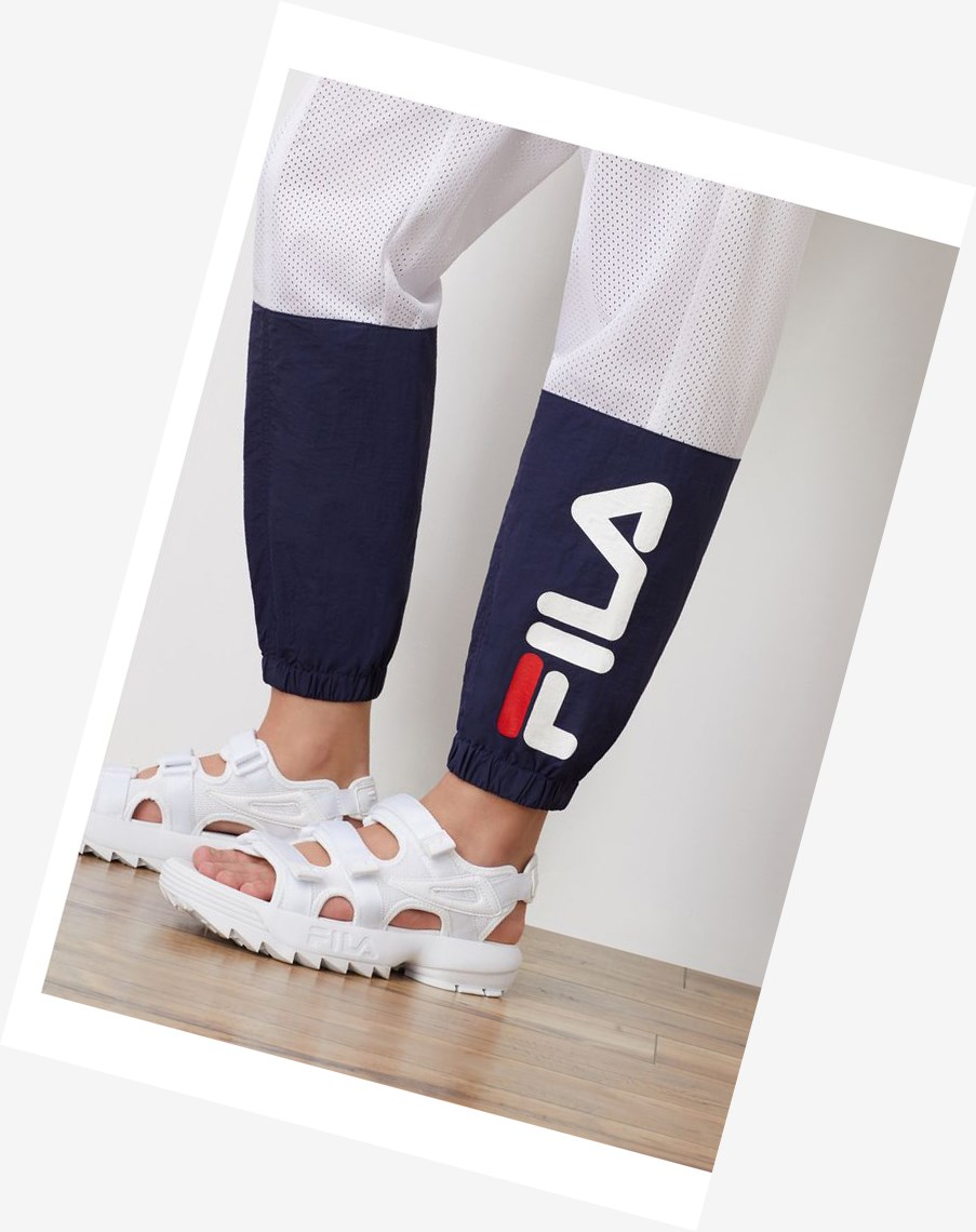 Fila Gia Windpant Peac/Wht/Cred | 39HICLMOZ