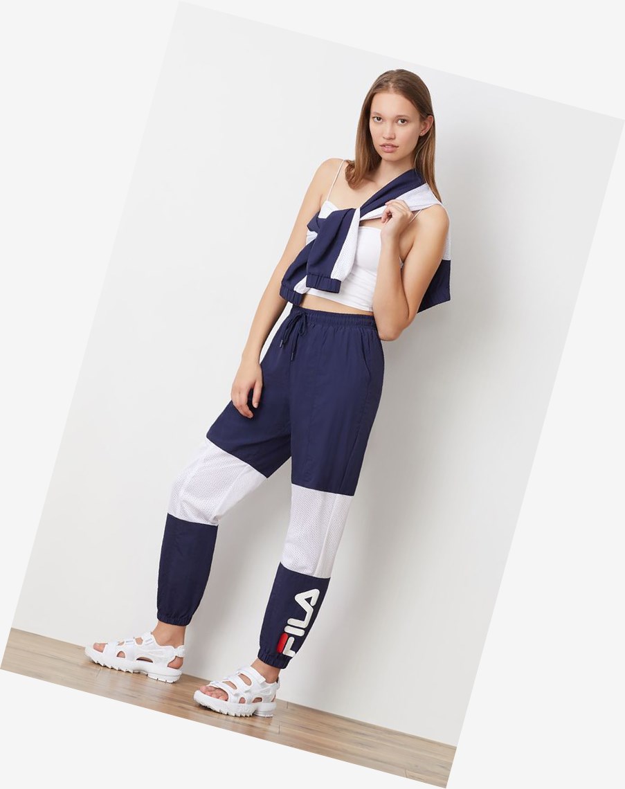 Fila Gia Windpant Peac/Wht/Cred | 39HICLMOZ