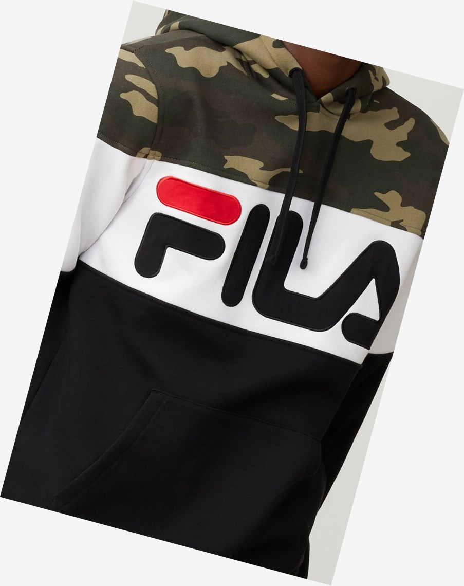 Fila Grand-slam Hoodie Ucamop/Blk/Wht | 03MRBESJI