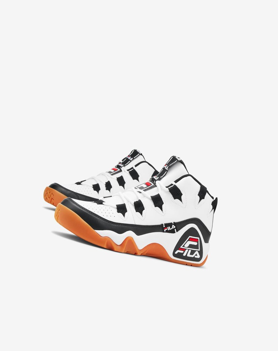 Fila Grant Hill 1 Tarvos Sneakers Blancas Negras Rojas | 08HPLJDYS