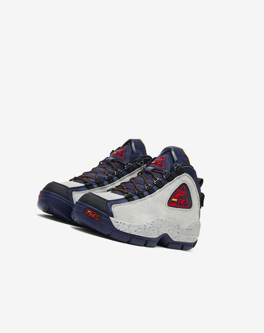 Fila Grant Hill 2 Outdoor Sneakers Azul Marino Plateadas Negras | 43TRIGAWS