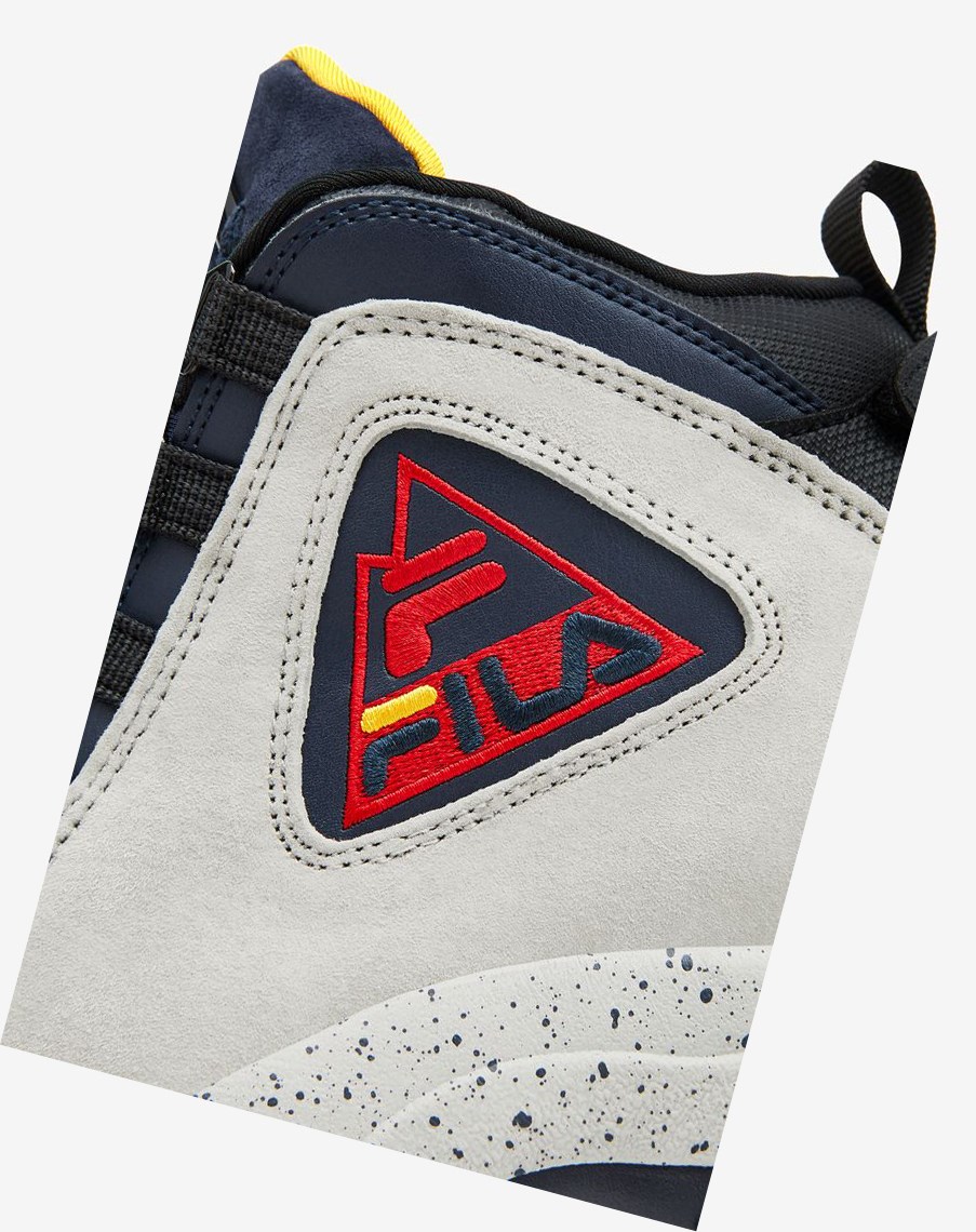 Fila Grant Hill 2 Outdoor Sneakers Azul Marino Plateadas Negras | 43TRIGAWS