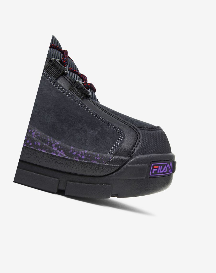 Fila Grant Hill 2 Outdoor Sneakers Negras Moradas | 27NWOEGKQ