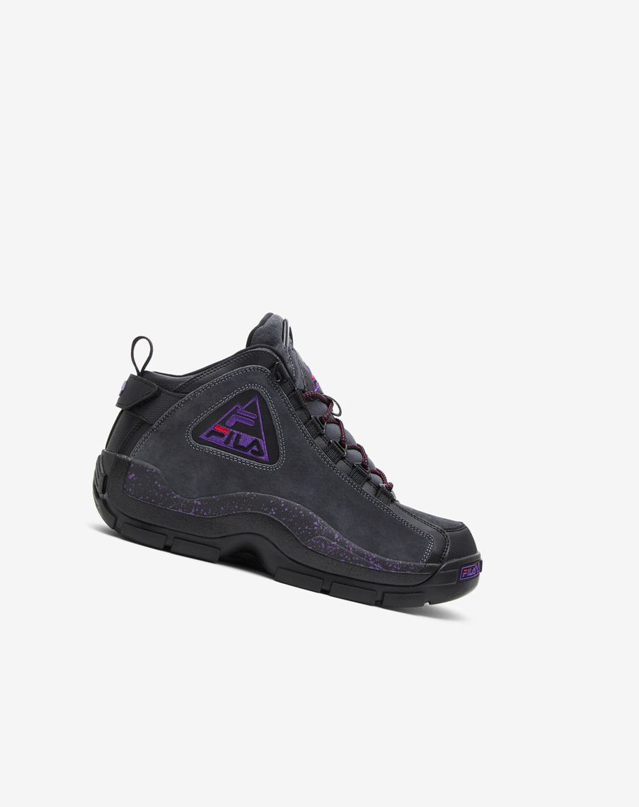 Fila Grant Hill 2 Outdoor Sneakers Negras Moradas | 45BDVGJFA