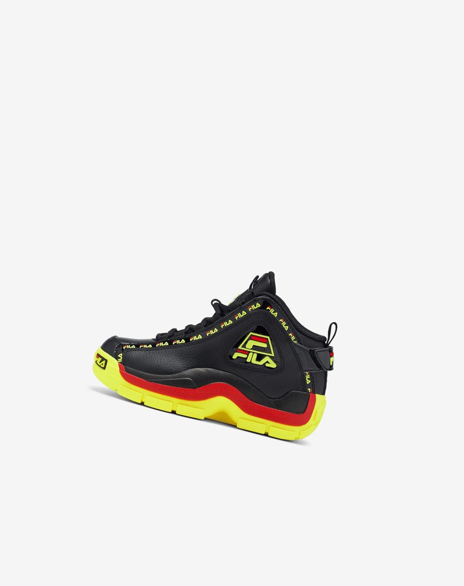 Fila Grant Hill 2 Repeat Sneakers Negras Amarillo Rojas | 25OGIMBTH