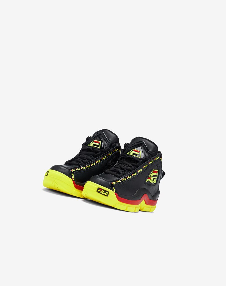 Fila Grant Hill 2 Repeat Sneakers Negras Amarillo Rojas | 27PICUGFK