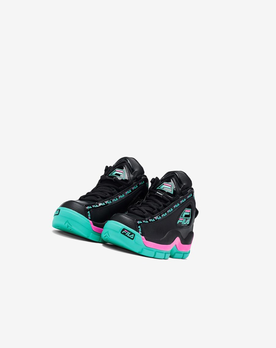 Fila Grant Hill 2 Repeat Sneakers Negras | 29RMDTVQS