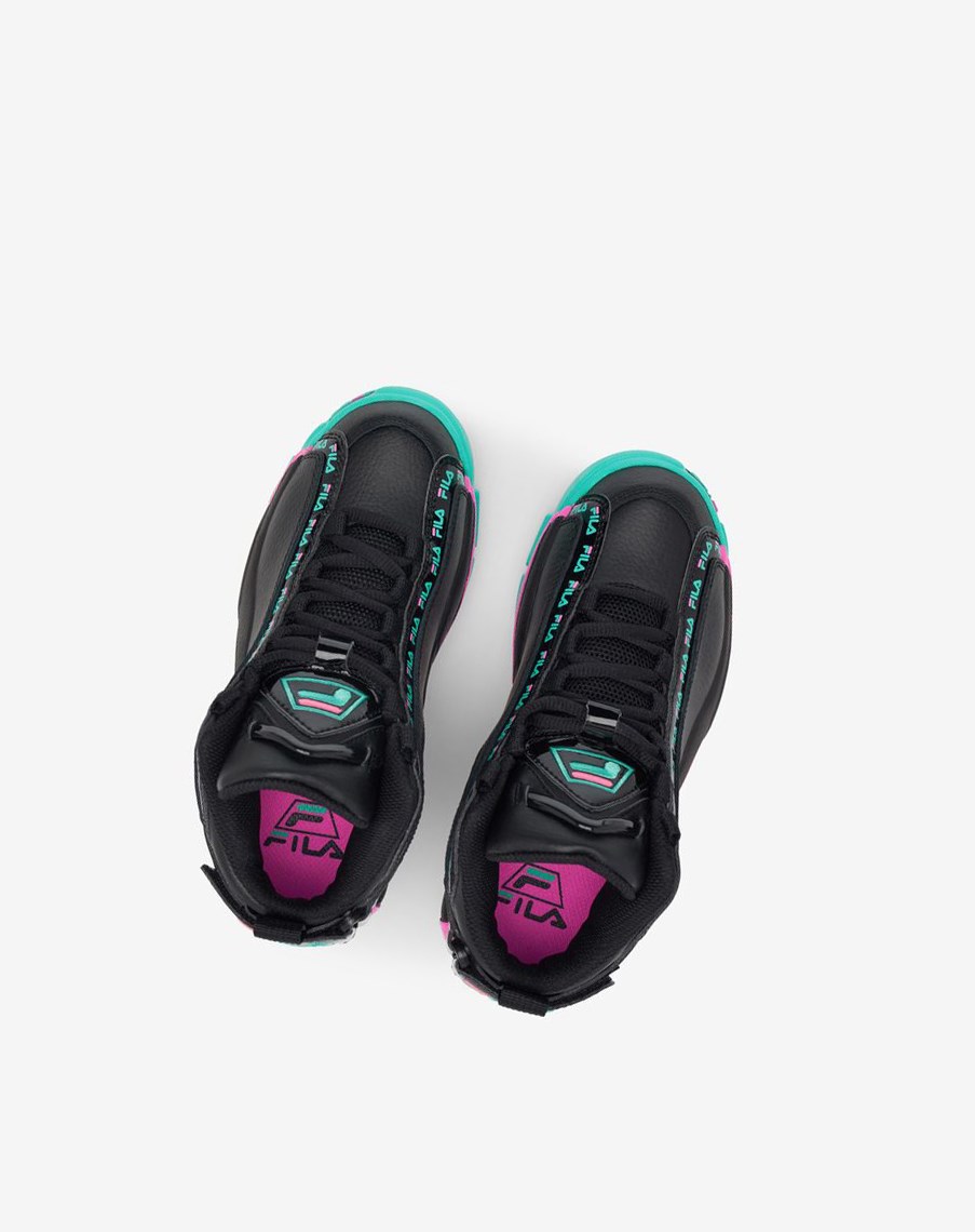 Fila Grant Hill 2 Repeat Sneakers Negras | 29RMDTVQS