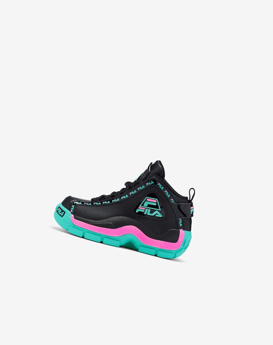 Fila Grant Hill 2 Repeat Sneakers Negras | 29RMDTVQS