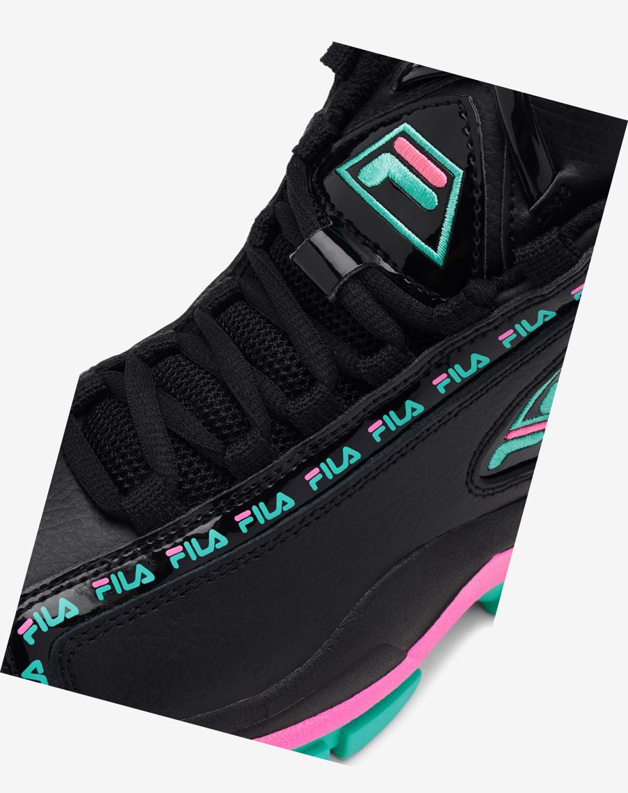 Fila Grant Hill 2 Repeat Sneakers Negras | 92NRFEOWY