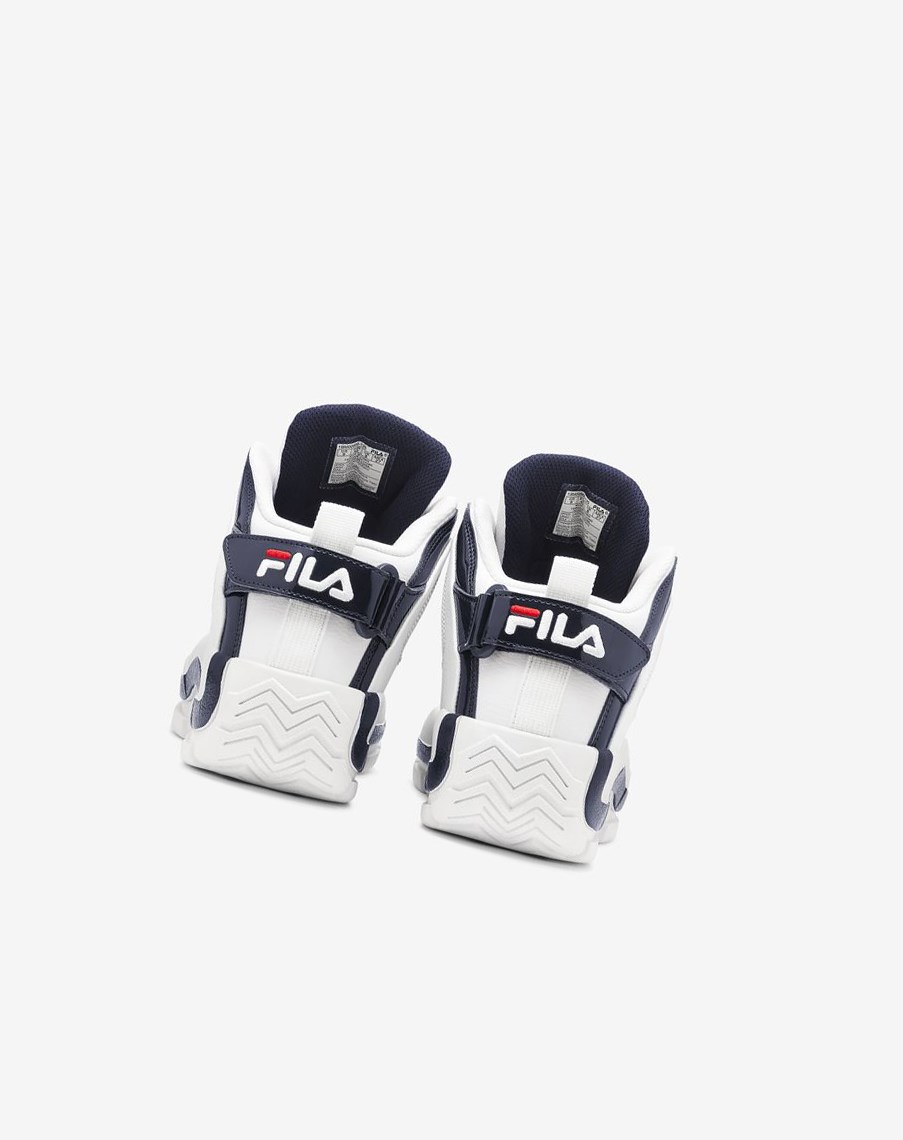 Fila Grant Hill 2 Sneakers Blancas Azul Marino Rojas | 48BUWPGOJ