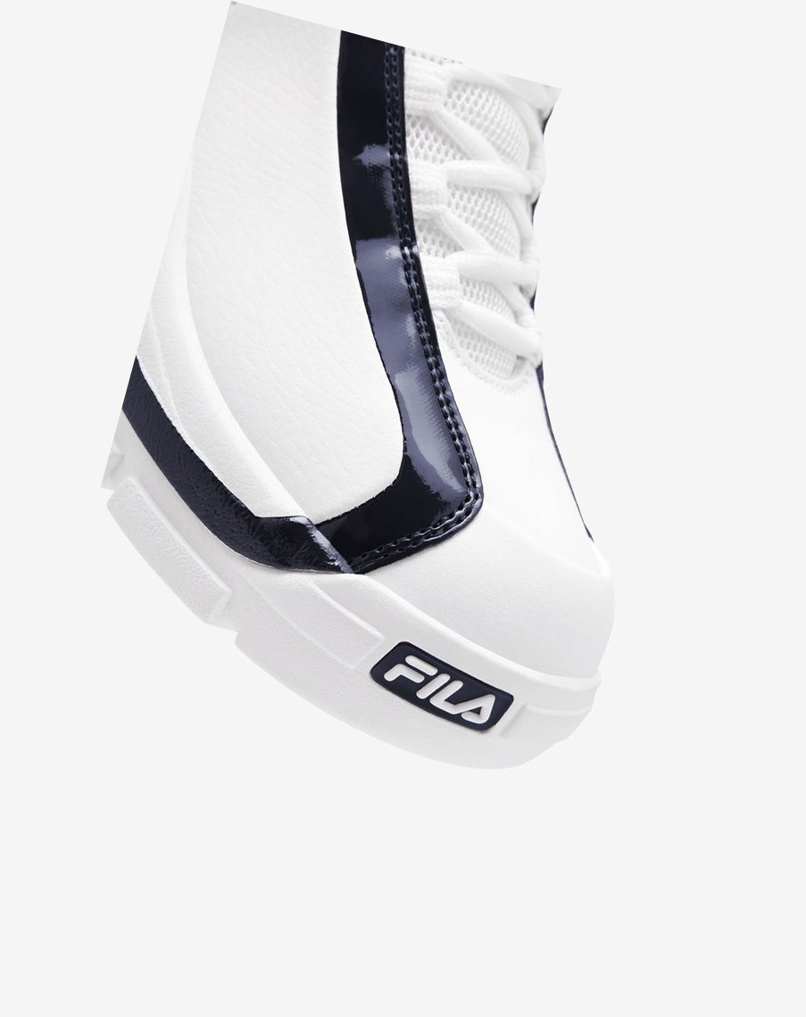 Fila Grant Hill 2 Sneakers Blancas Azul Marino Rojas | 48BUWPGOJ