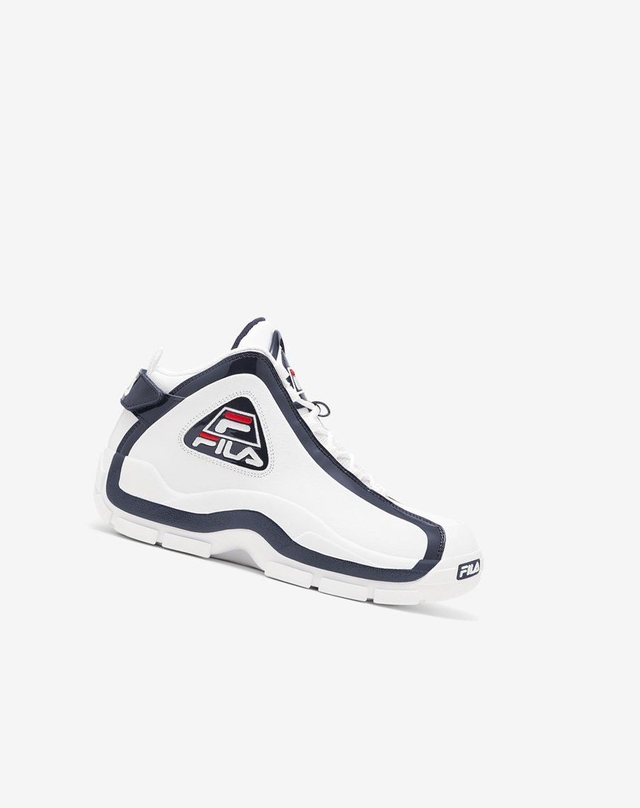 Fila Grant Hill 2 Sneakers Blancas Azul Marino Rojas | 48BUWPGOJ