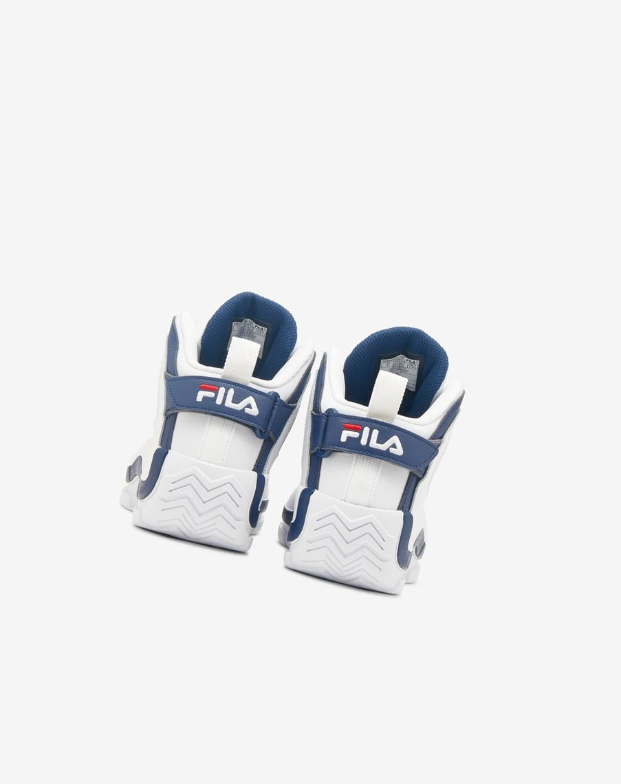 Fila Grant Hill 2 Sneakers Blancas Azul Marino Rojas | 67ULAKBJP