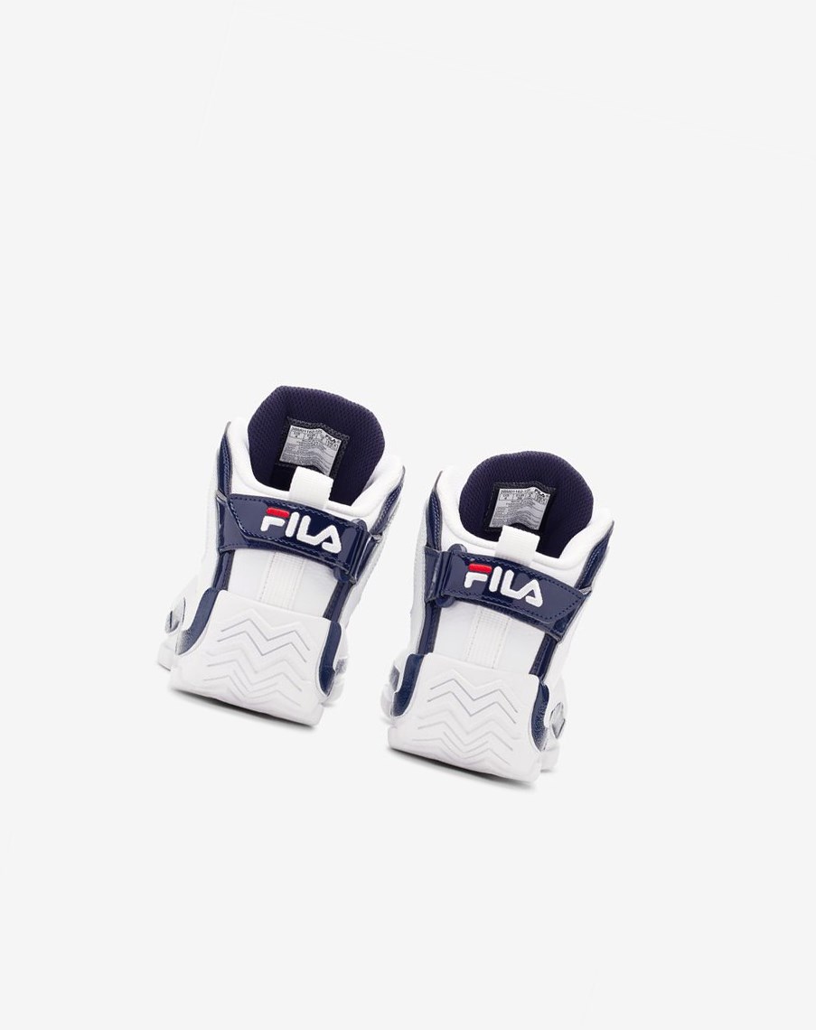 Fila Grant Hill 2 Sneakers Blancas Azul Marino Rojas | 74QHASRUE