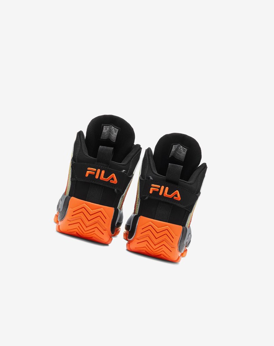 Fila Grant Hill 2 Stitch Sneakers Negras Rojas Naranjas | 01NYXMIUJ