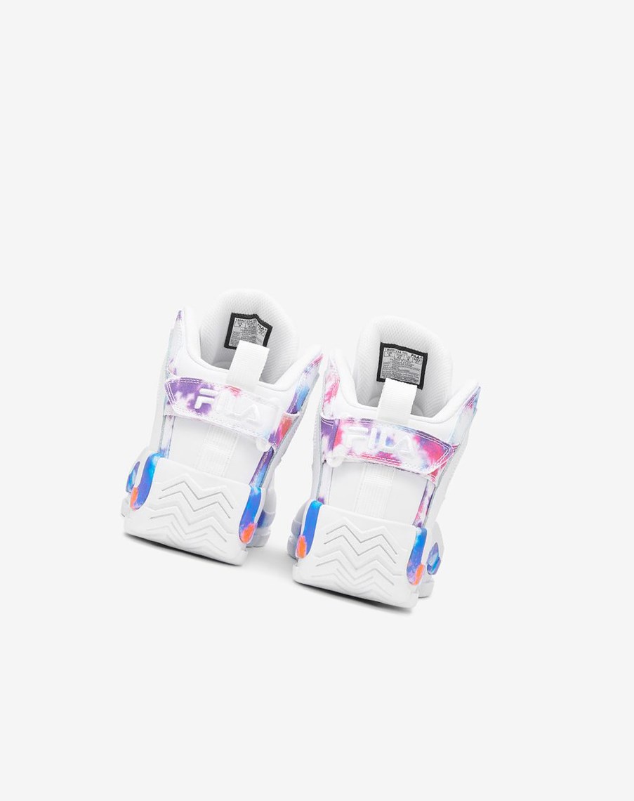 Fila Grant Hill 2 Tie Dye Sneakers Blancas Blancas | 15XGVJOQE