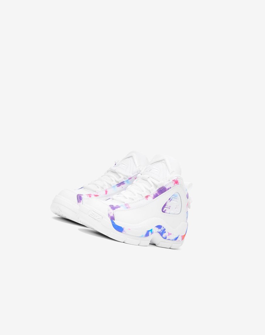 Fila Grant Hill 2 Tie Dye Sneakers Blancas Blancas | 60SKEQPMN