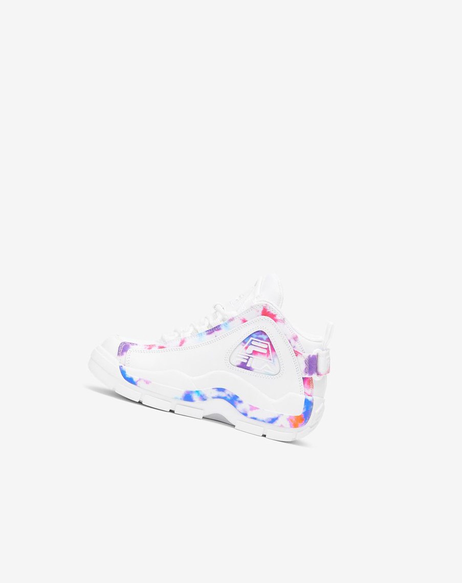 Fila Grant Hill 2 Tie Dye Sneakers Blancas Blancas | 60SKEQPMN