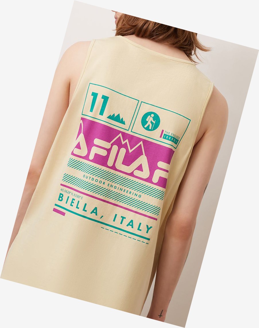 Fila Grid Tank Filacream | 46HYGINAU