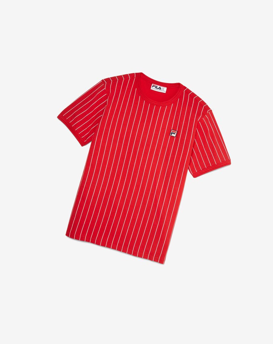 Fila Guillo Tee Rojas Blancas | 27FZSHIQO