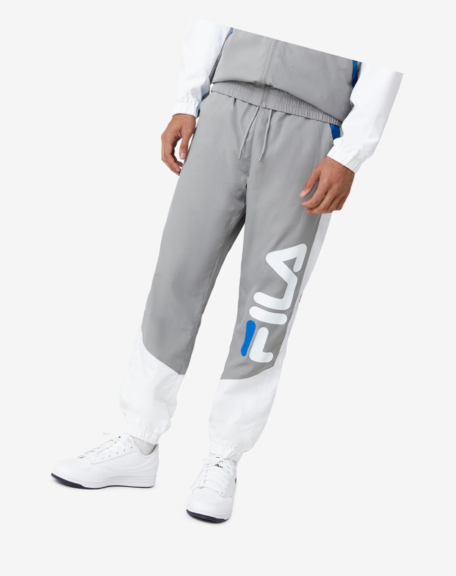 Fila Gustavo Pant Gris Blancas Azules | 56UHXQTBS