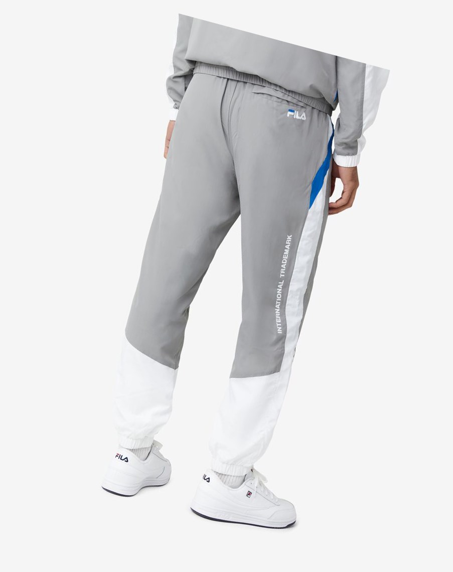 Fila Gustavo Pant Gris Blancas Azules | 56UHXQTBS