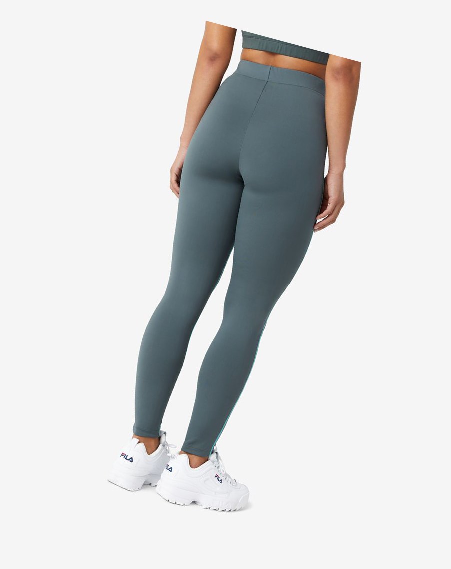 Fila Harleen High Rise Legging Azules Turquesa | 45RZJPWOG