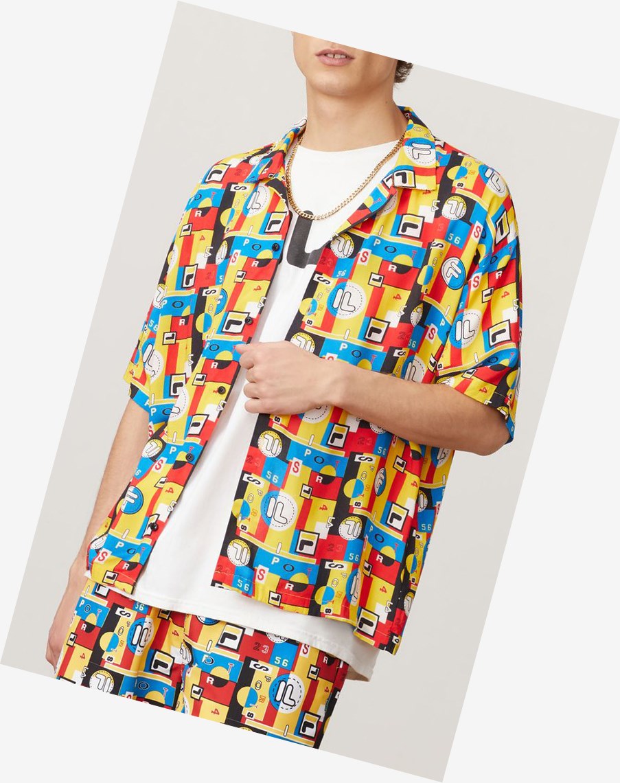 Fila Haulani Hawaiian Shirt Free/Blua/Wht/C | 14IRGENVM