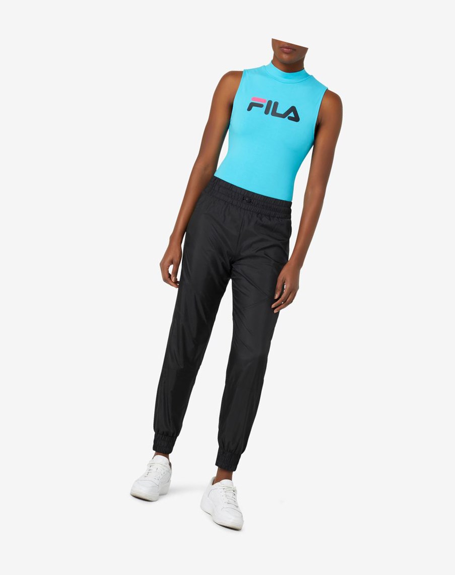 Fila High Intensity Viento Pant Negras Blancas | 04UYNWXLA