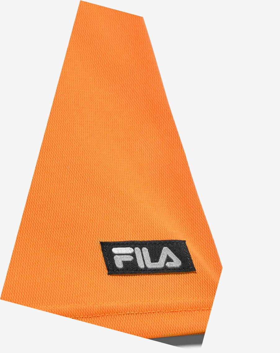 Fila High Visibility Corta Sleeve Trabajo Shirt Naranjas | 45SABJFRI