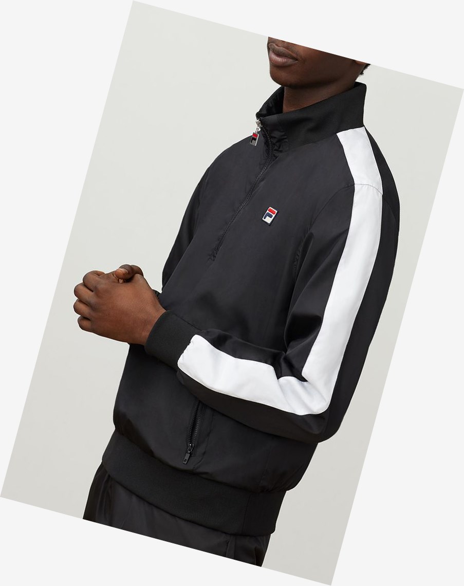 Fila Hopper Windbreaker Blk/Wht | 85RKGVOPM