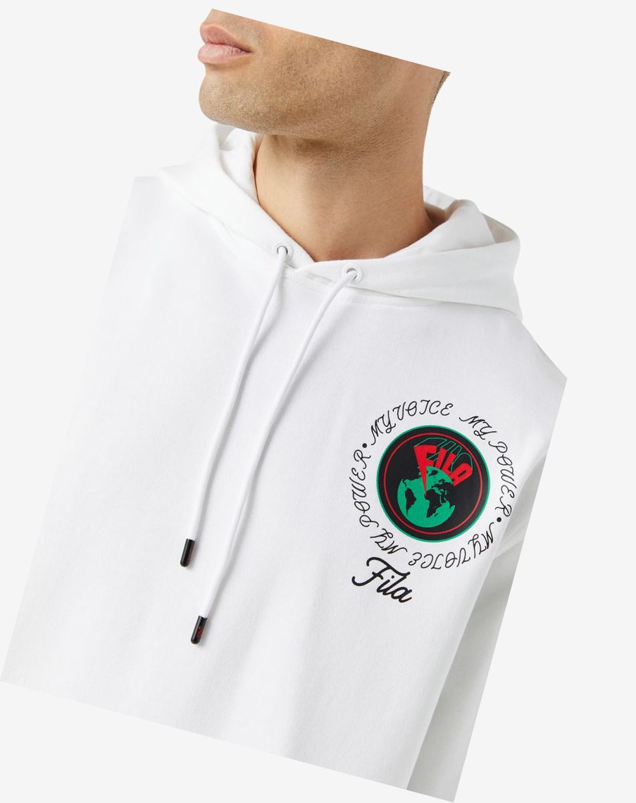 Fila Hunt Hoodie Blancas | 46XHELZSB