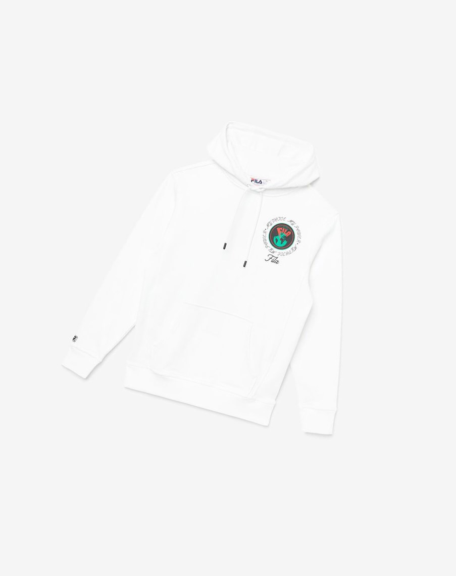 Fila Hunt Hoodie Blancas | 46XHELZSB