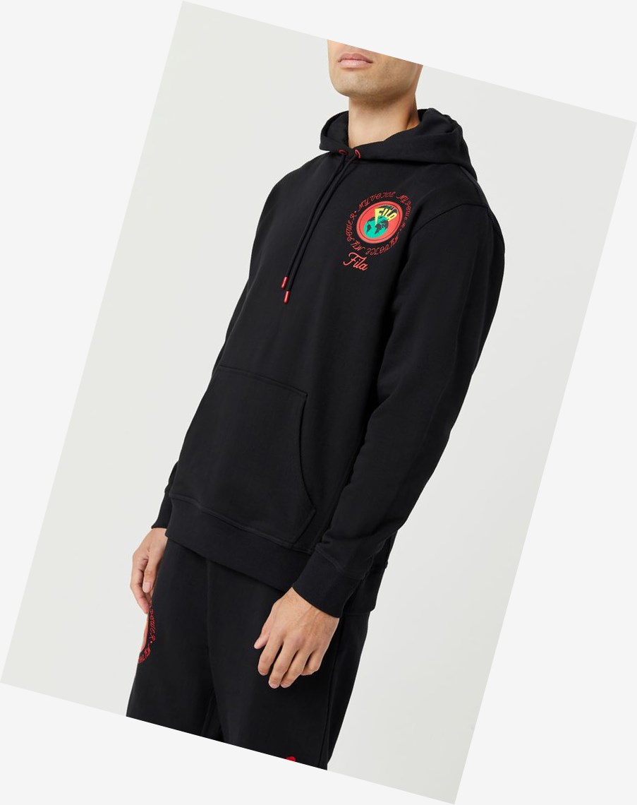 Fila Hunt Hoodie Negras | 05XILSEHT