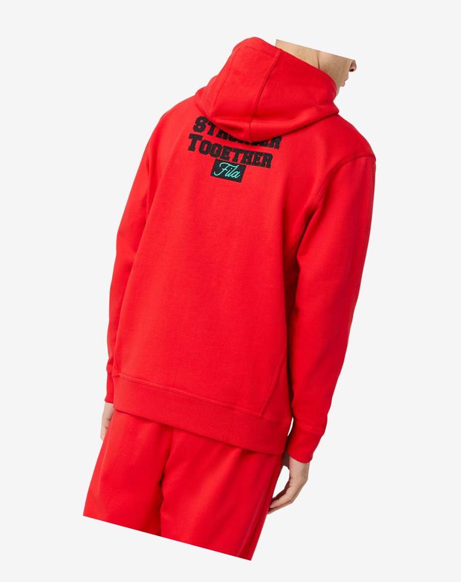 Fila Hunt Hoodie Rojas | 13XGFKIWV