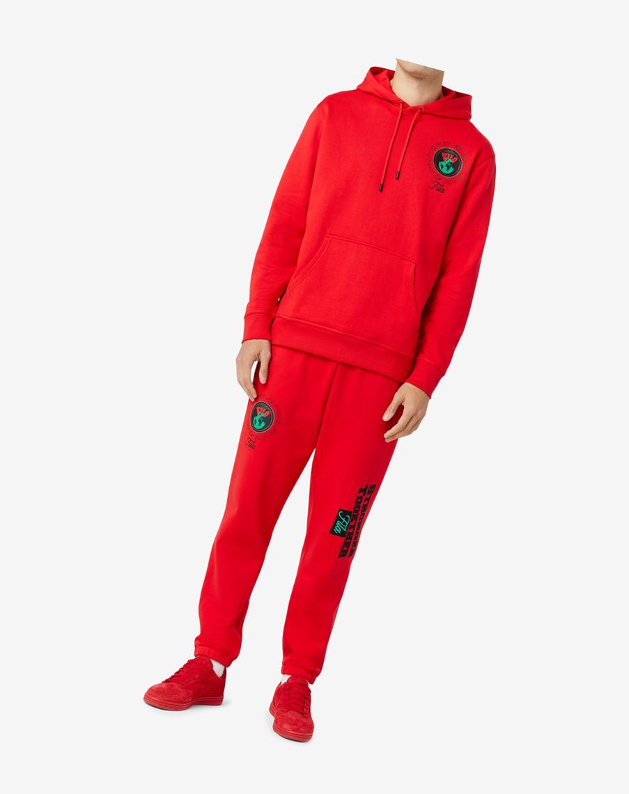 Fila Hunt Hoodie Rojas | 13XGFKIWV