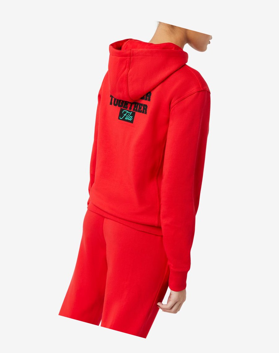 Fila Hunt Hoodie Rojas | 13XGFKIWV