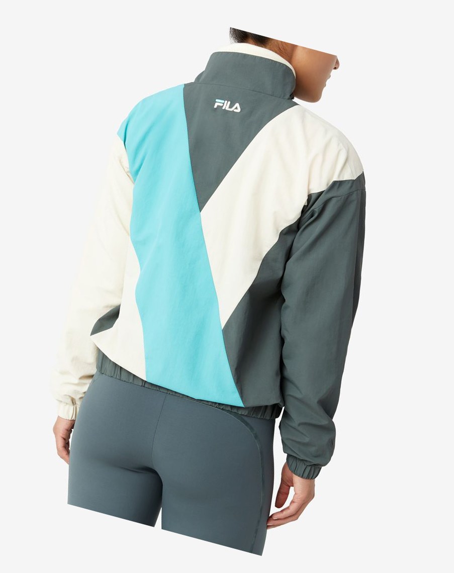 Fila Ishani Windbreaker Azules | 24COYUPJK