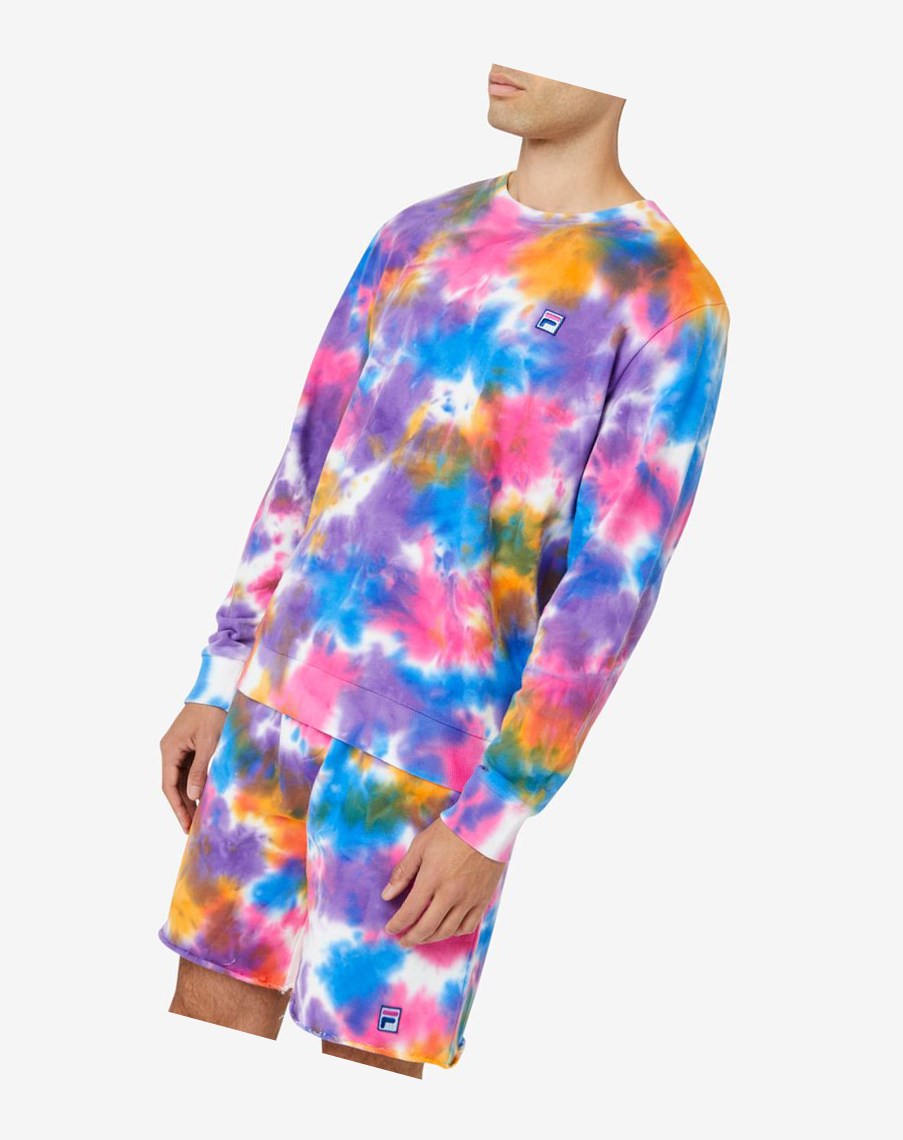 Fila Jamie Tie Dye Crewneck Sueter 486 Tie Dye | 46BLYKSWC