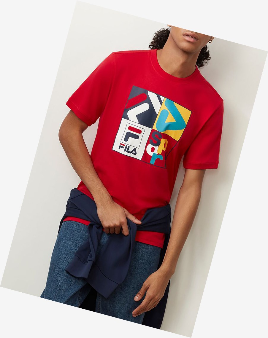 Fila Jasper Tee Chinesred | 61PVEWRGQ