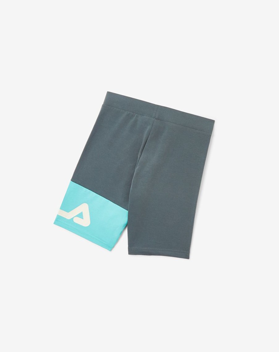 Fila Kaira Bike Shorts Azules Turquesa | 52NBOGLHX