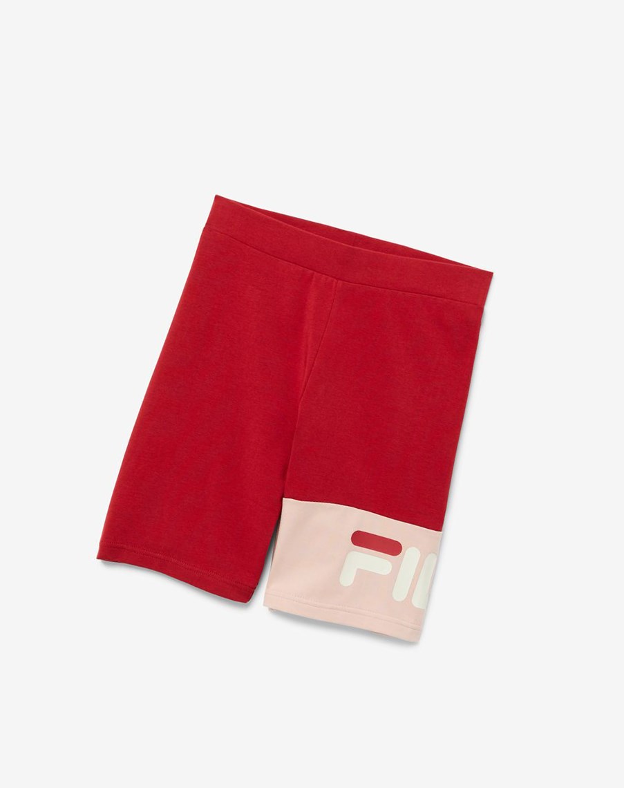 Fila Kaira Bike Shorts Rojas Rosas | 25YUCMDJH