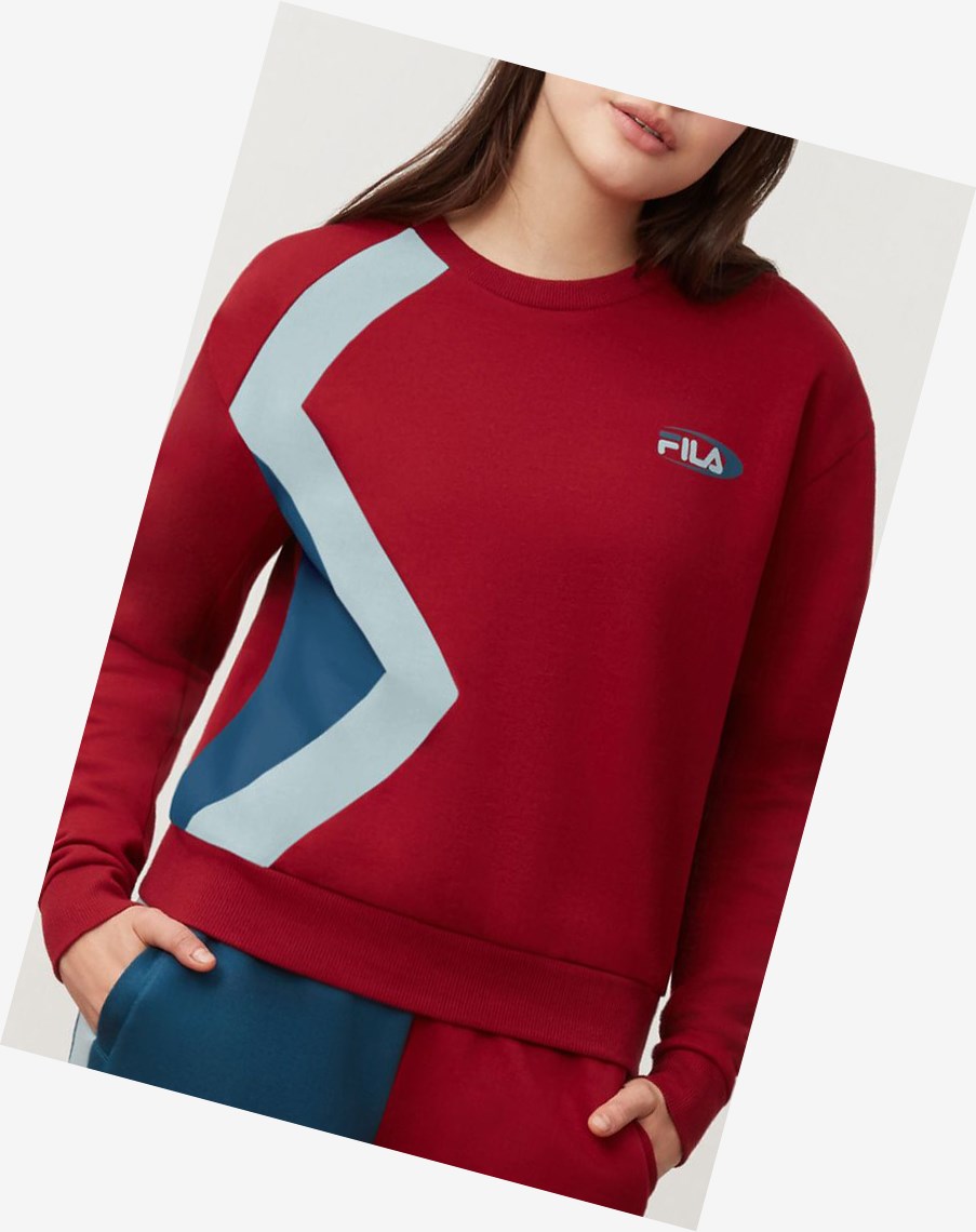 Fila Kazuno Sweatshirt Bred/Tour/Ddiv | 46KRQMYGF