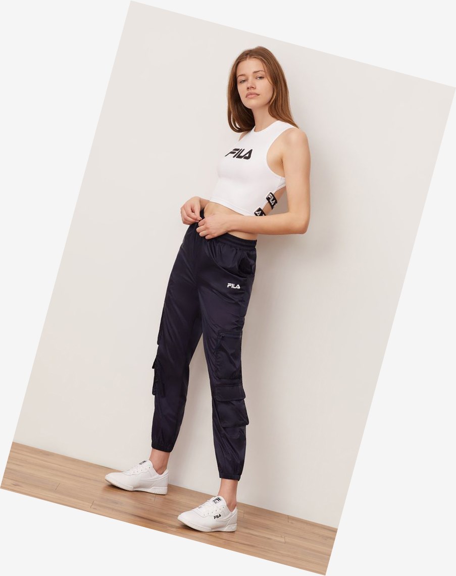 Fila Keva Utility Pant Peac/Wht | 53AXIEFCP