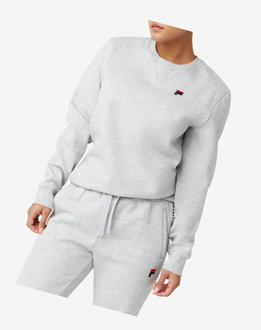 Fila Kieve Sweatshirt Gris Claro | 17OPHSYFI