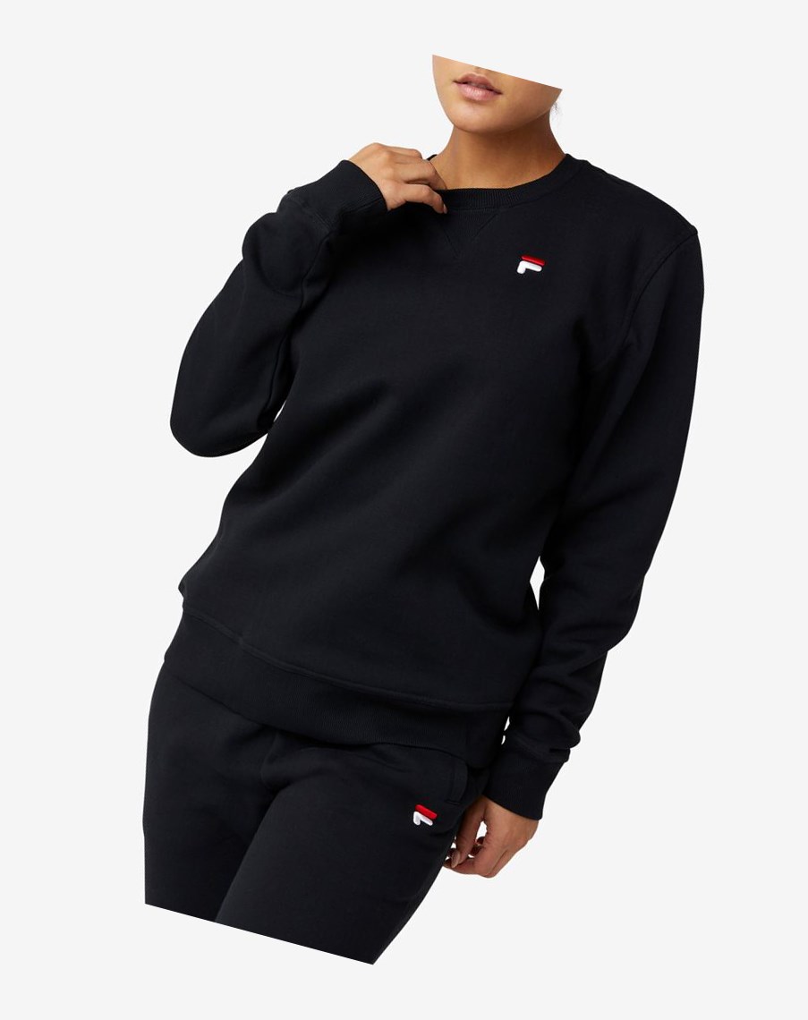 Fila Kieve Sweatshirt Negras | 02JUTEGNO