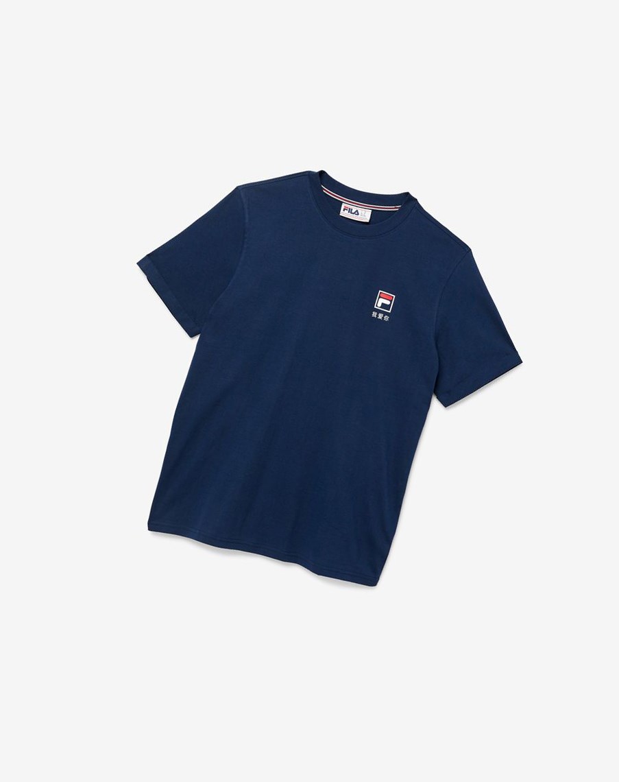 Fila Kildare Tee Blancas Rojas | 17WOBFDTK