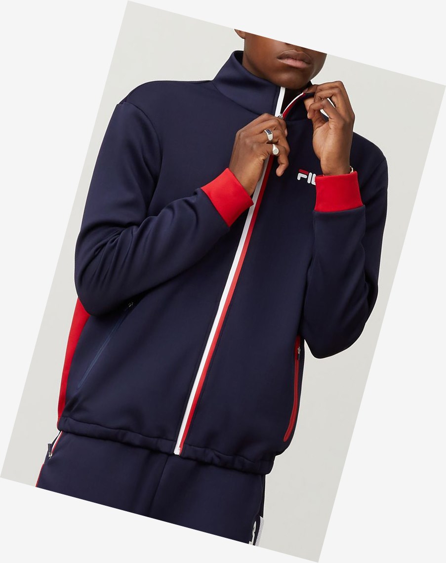 Fila Lacklen Jacket Peac/Cred/Wht | 48LOFDCJS