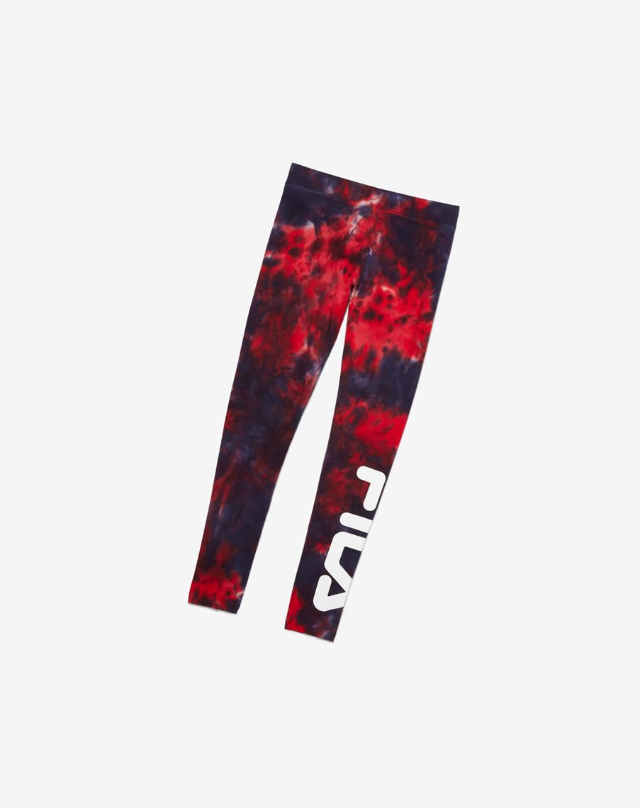 Fila Laila Tie Dye Legging Rojas | 95ZSXJECU